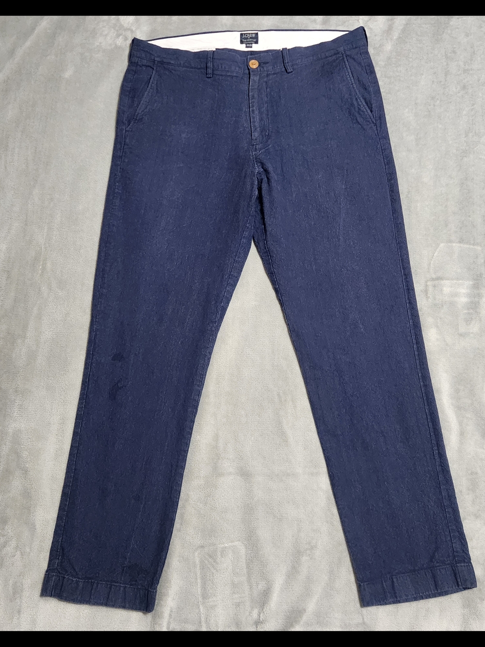 J.Crew The Sutton Blue Linen Blend Pants 34x30
